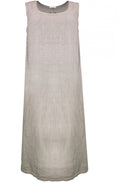 Beige Linen Dress