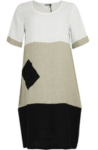 Block Design Shift Dress
