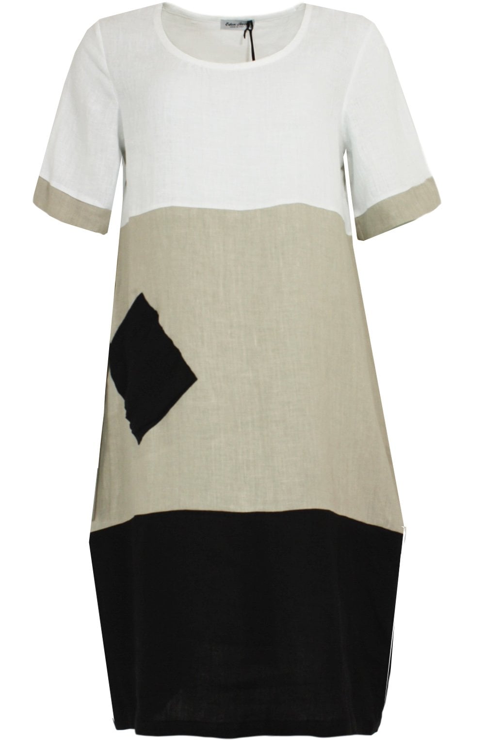 Block Design Shift Dress