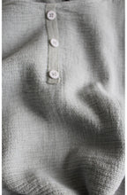 Grey Layered Linen Dress