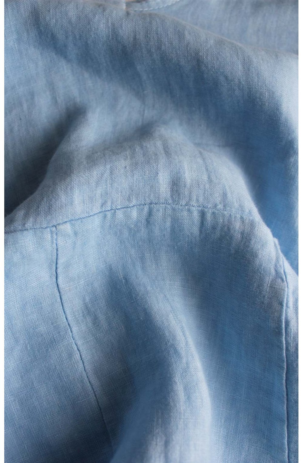 Sky Blue Linen Dress