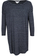Elaine Long Line Striped Top