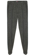 Attuale Black Check Trousers
