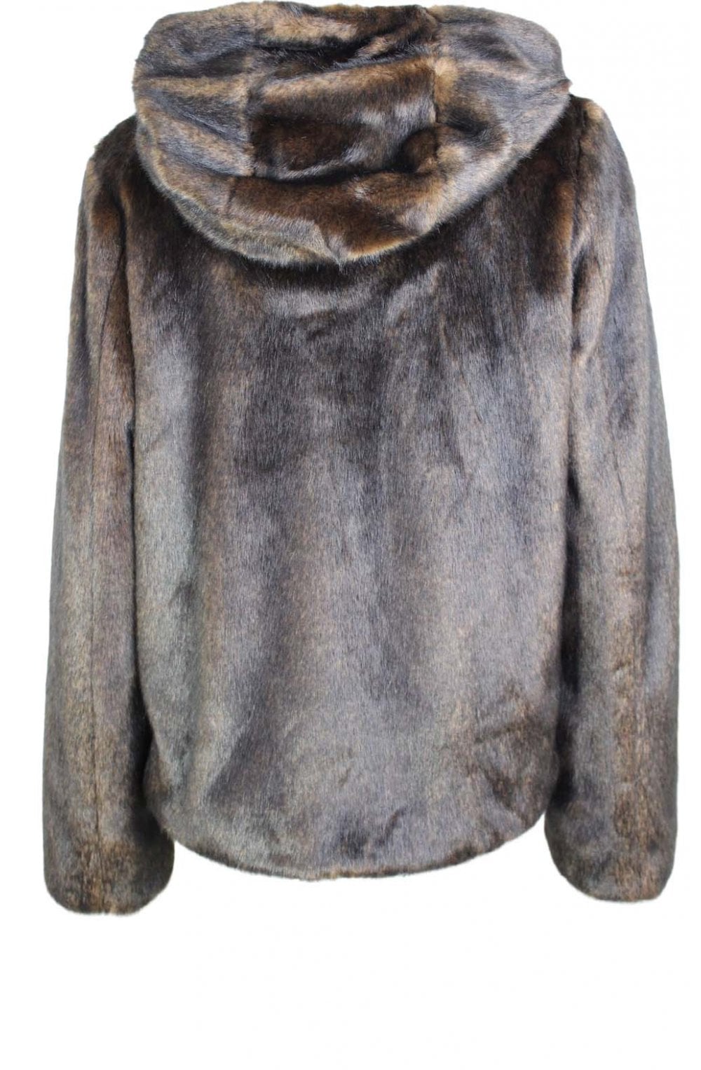 Brown Faux Fur Coat