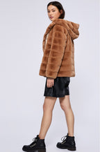 Camel Faux Fur Coat