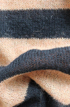 Camel Striped Knit Jumper