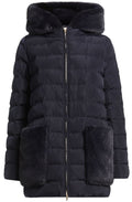 Camera Navy Qulited Coat