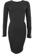 Duke Black Fitted Dress