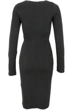 Duke Black Fitted Dress
