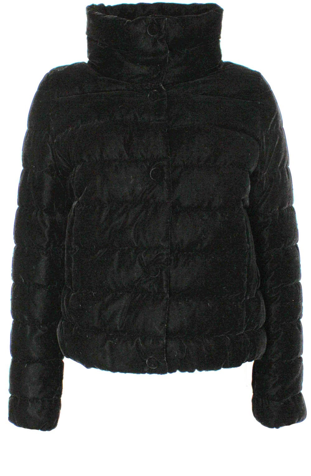 Mira Black velvety Coat