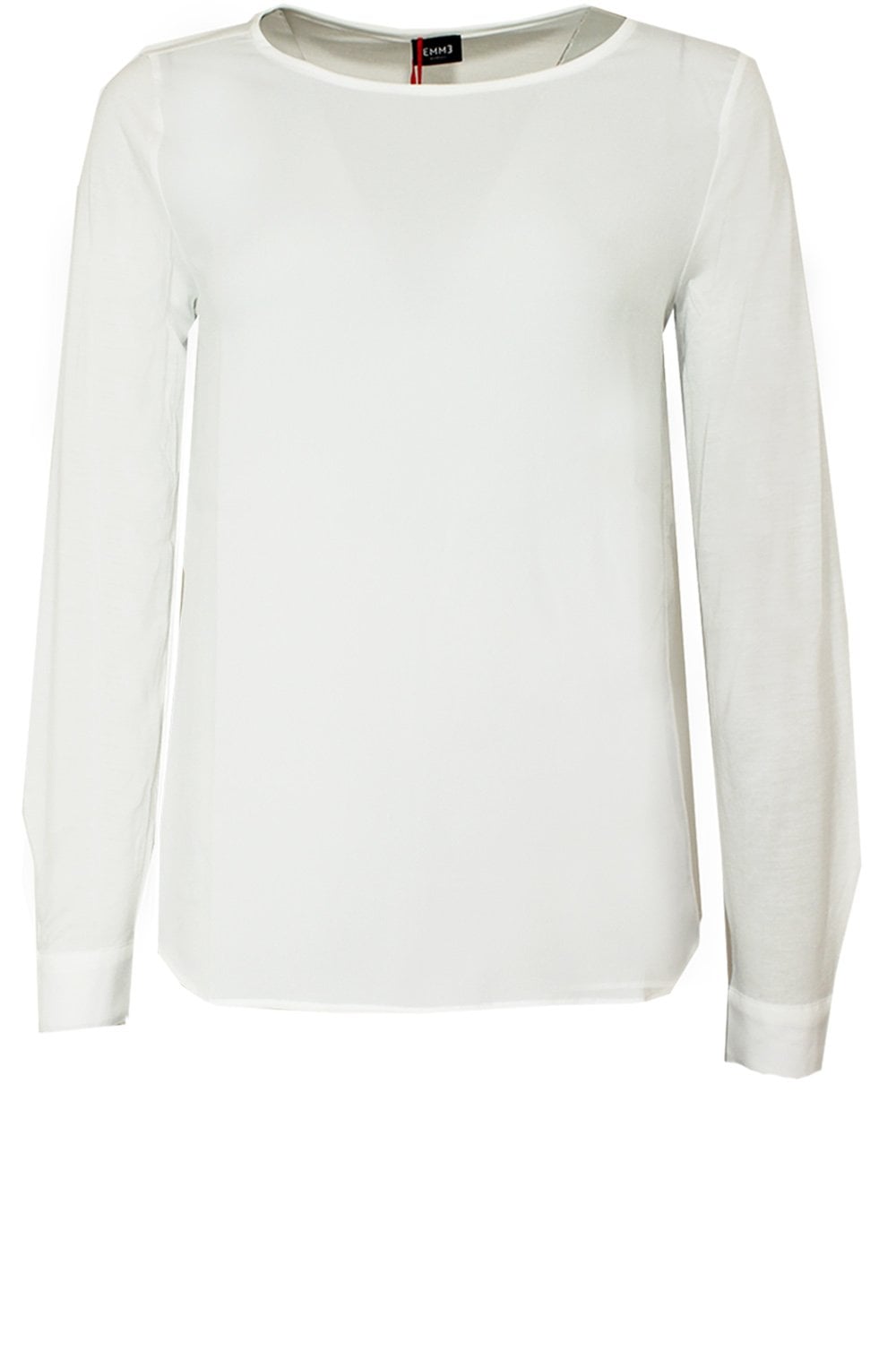 Off White Chiffon Front Top