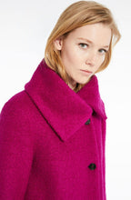 Pink Shawl Collar Coat