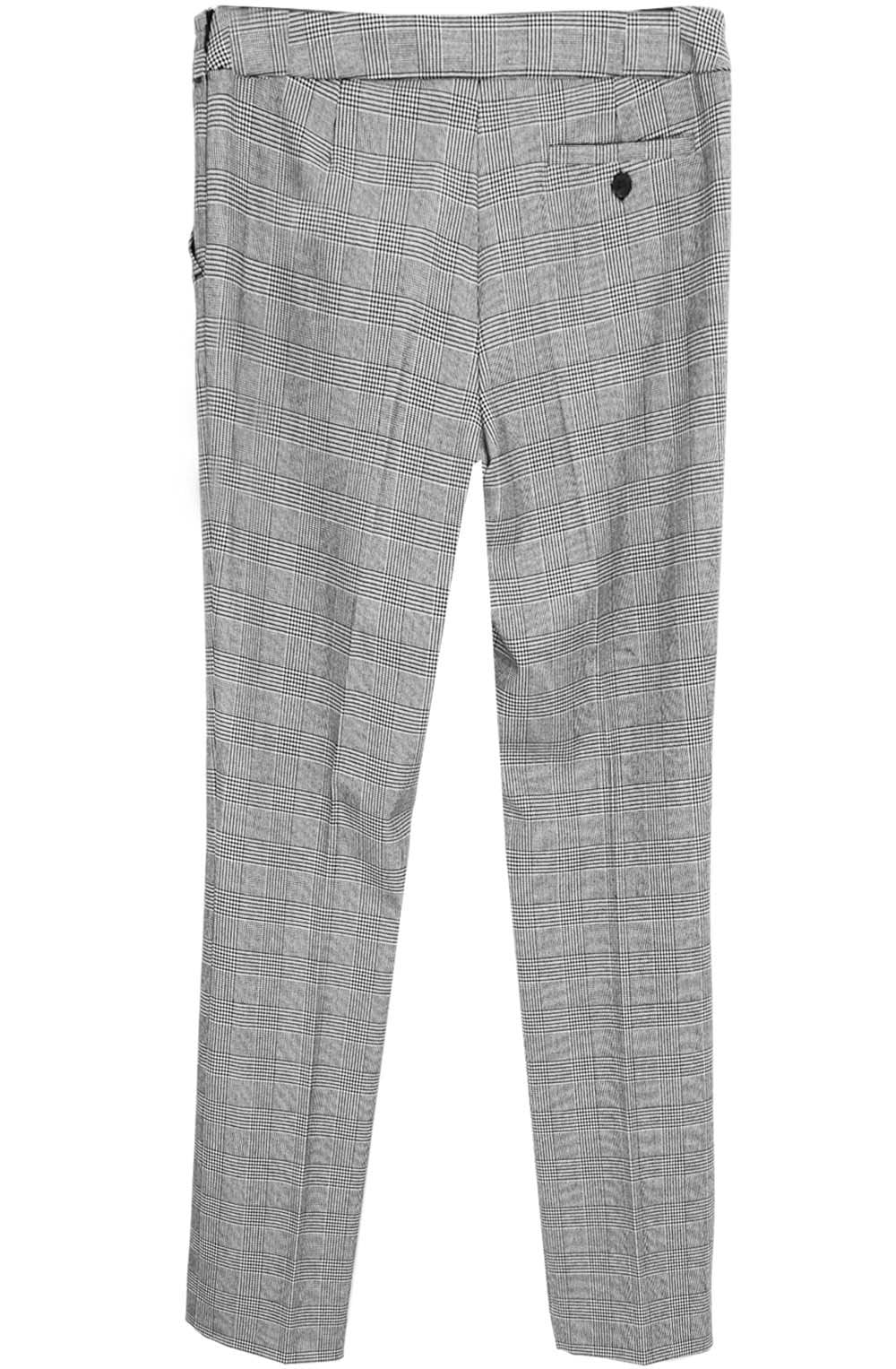 Sapri Check Print Trousers