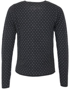 Simpaty Black Spot Print Cardigan