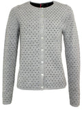 Simpaty Grey Spot Print Cardigan