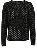 Vignola Black Spot Print Sweater