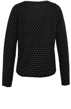 Vignola Black Spot Print Sweater