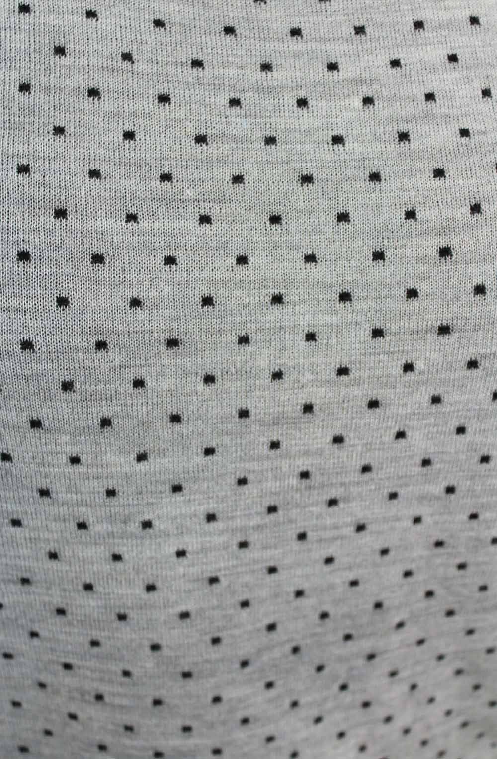 Vignola Grey Spot Print Sweater