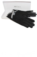 Faux Fur Trimmed Gloves