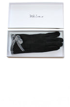 Faux Fur Trimmed Gloves