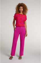 Floral Contrasting T Shirt
