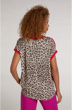 Floral Contrasting T Shirt