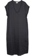 Black Linen Dress