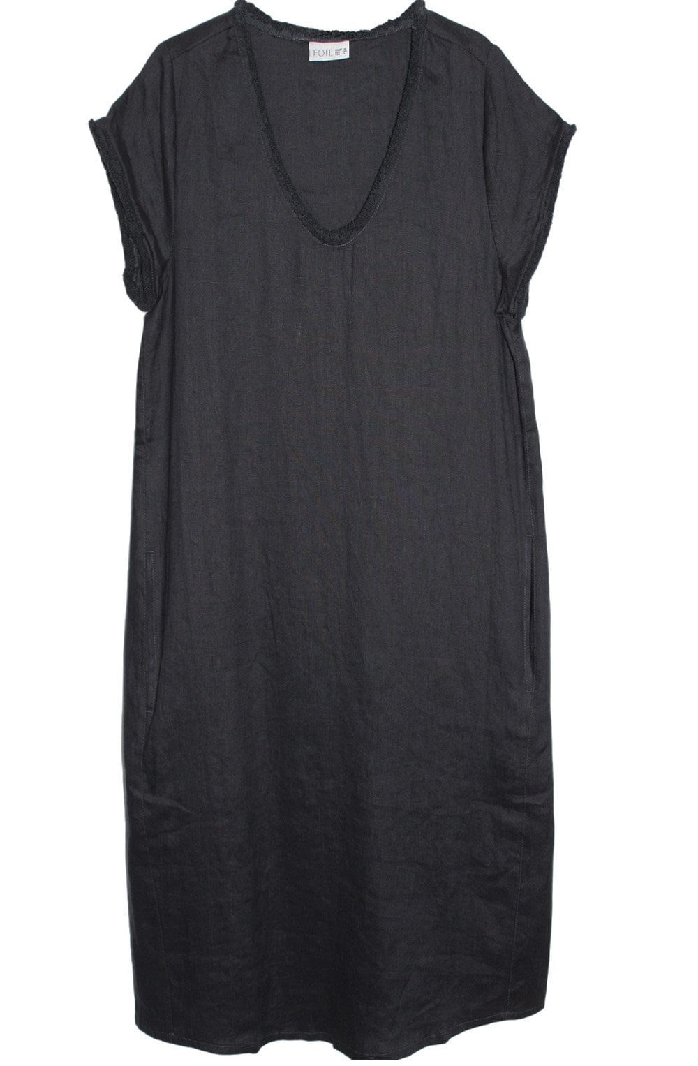 Black Linen Dress