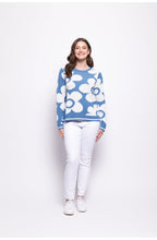 Blue Flower Super Power Sweater