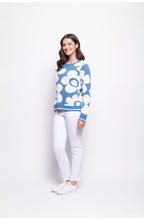 Blue Flower Super Power Sweater