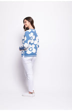 Blue Flower Super Power Sweater