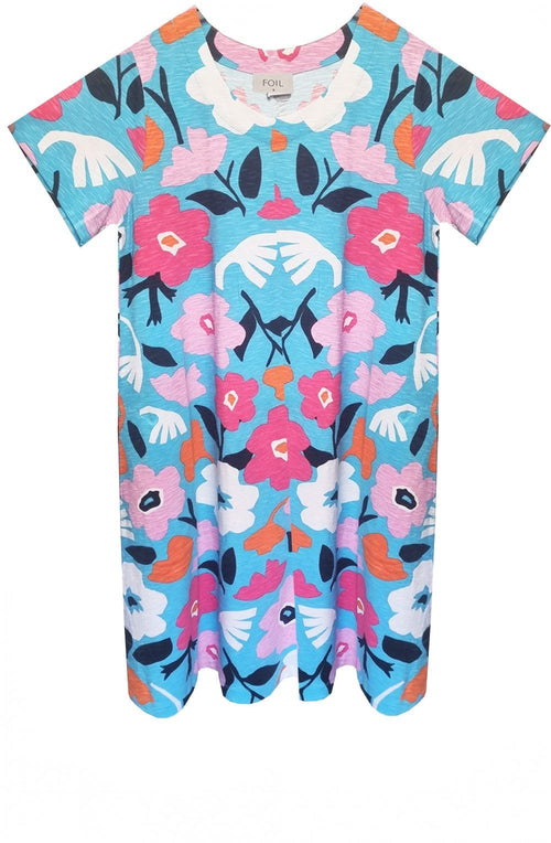 Bold Bloom Captain's Choice Jersey Dress