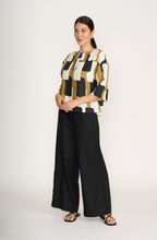 Bold Print Linen Top