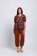Confetti After Delight A Line Linen Blouse