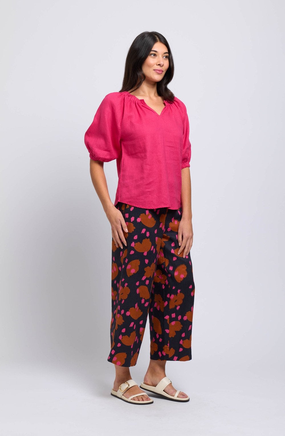 Confetti Only Natural Linen Culottes