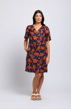 Confetti Runway Short Sleeved Linen Dress