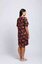 Confetti Runway Short Sleeved Linen Dress