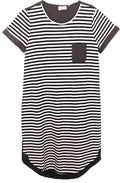 Contrasting Stripe Dress