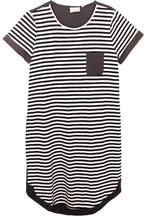 Contrasting Stripe Dress