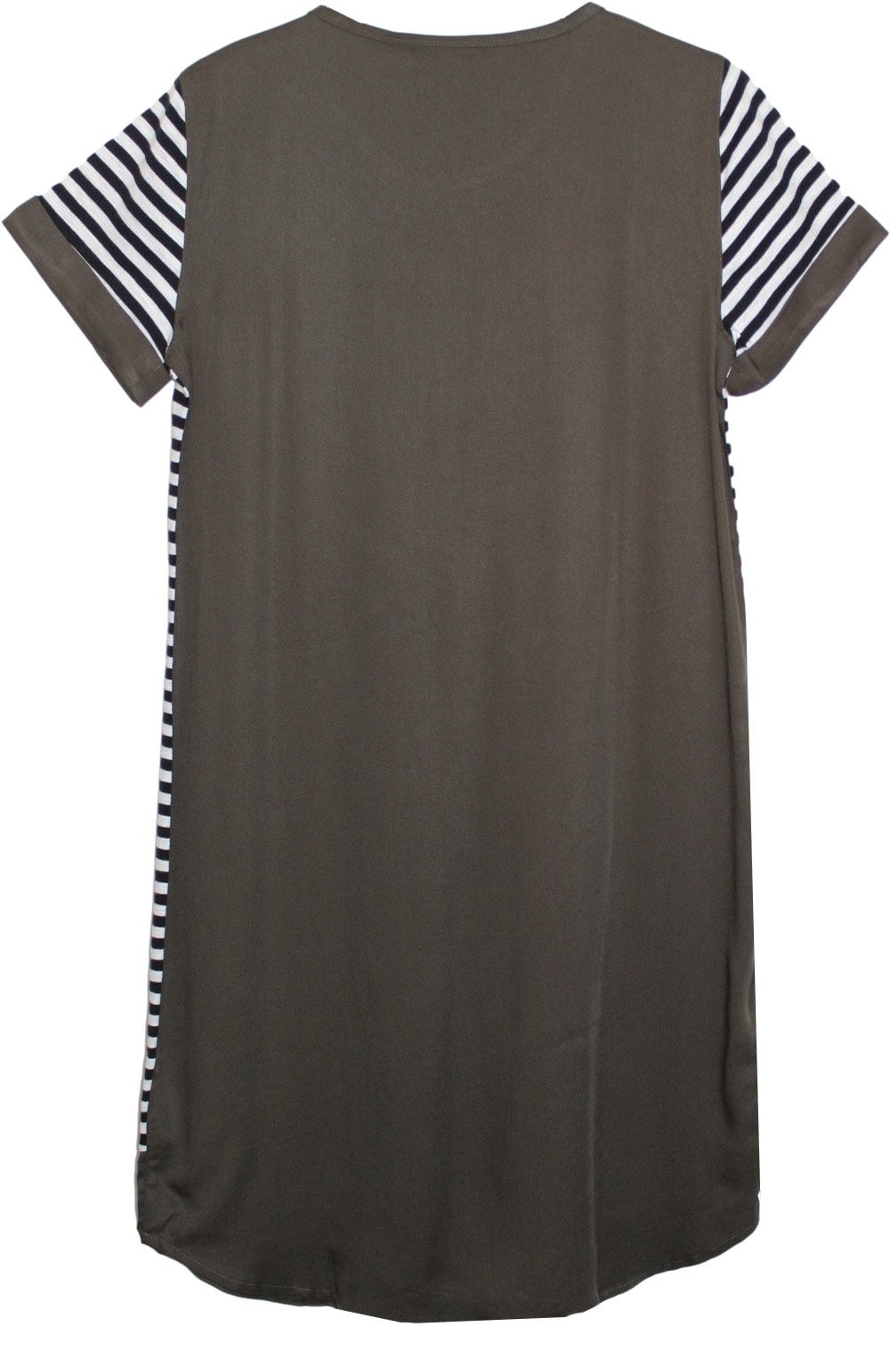 Contrasting Stripe Dress