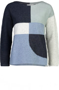 Denim Mix Pieced Together Jumper