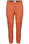 Fuss Free Sandstone Capri Trousers