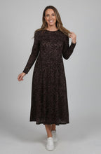 International Paisley Velvet Overlay Dress