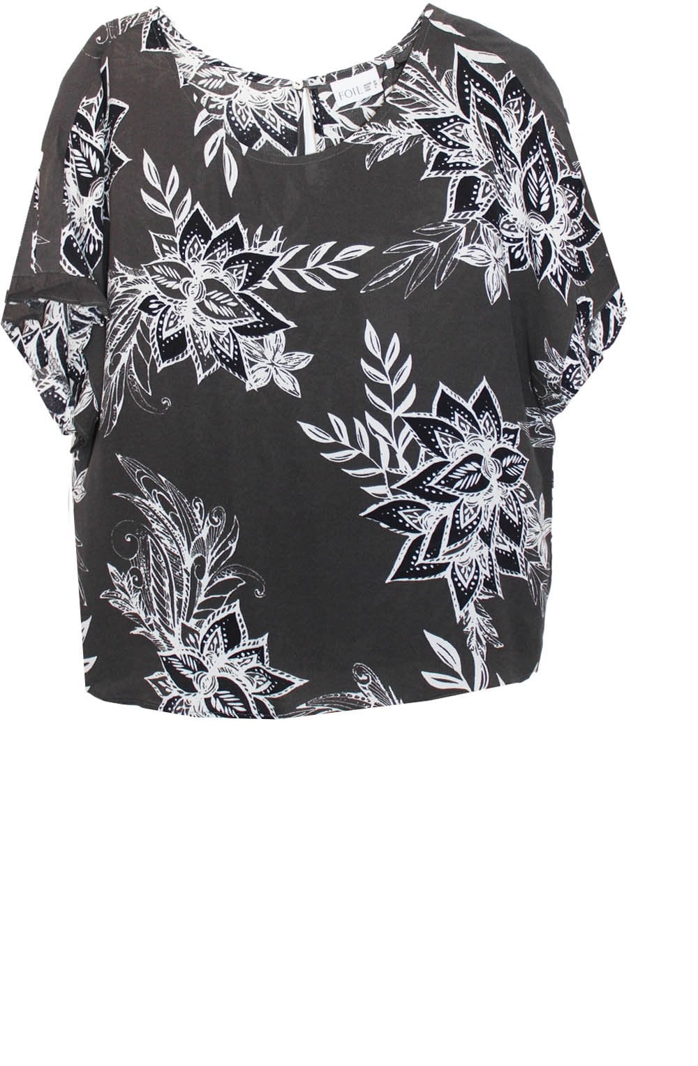 Karki Floral Top