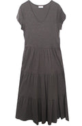 Karki Green Tiered Maxi Dress