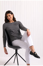 Monochrome Petal Art and Soul Top
