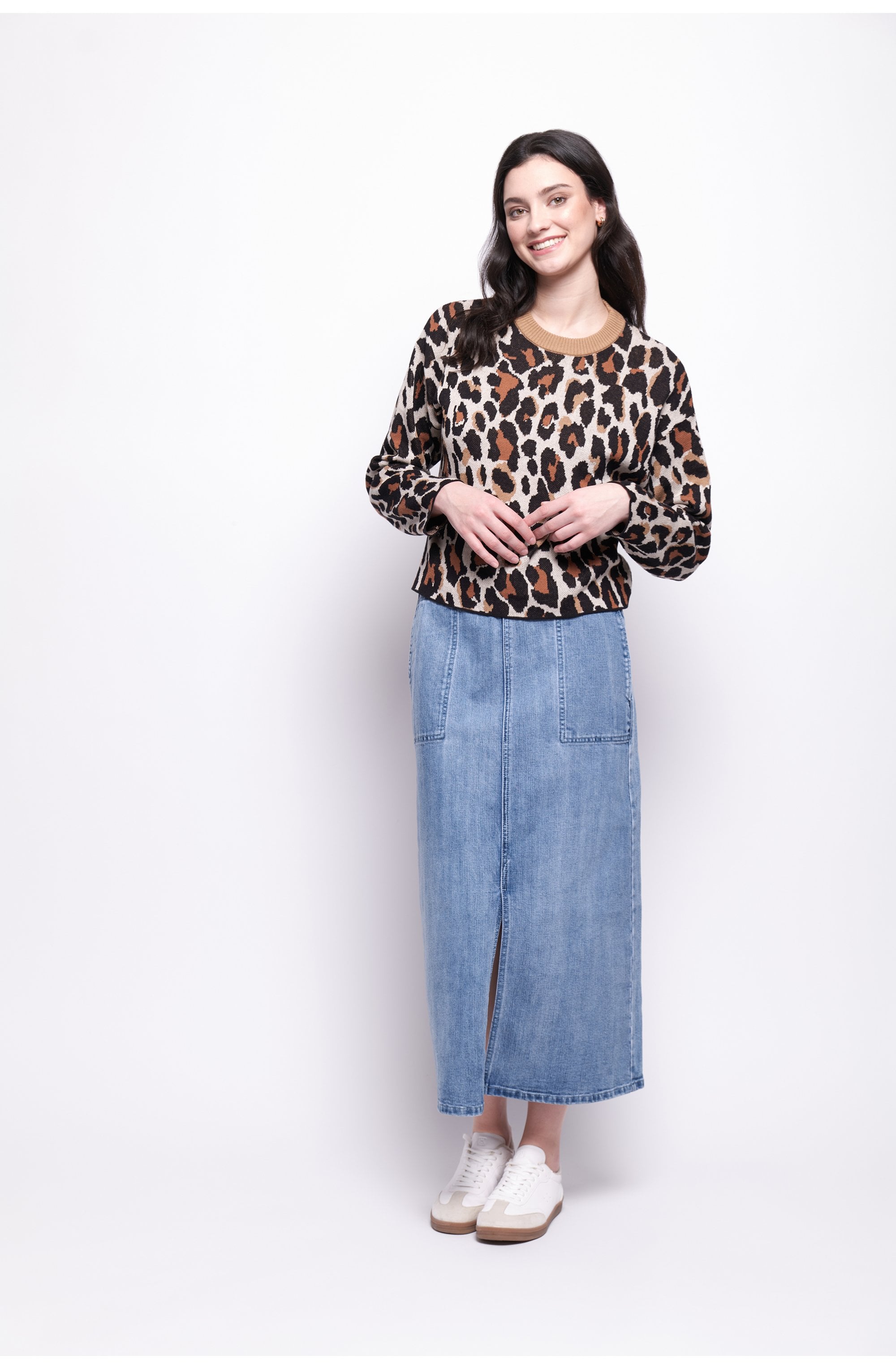 Natural Leopard Zoology Jumper