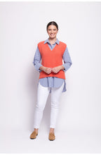 Neon Flash Top Bird Fluffy Yarn Vest