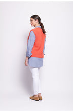 Neon Flash Top Bird Fluffy Yarn Vest