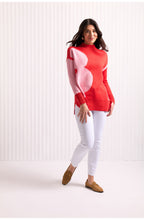 Orange Red Flower Roar Some Jumper